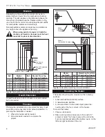 Preview for 6 page of Majestic fireplaces UVS33RN Operating Instructions Manual