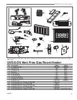 Preview for 17 page of Majestic fireplaces UVS33RN Operating Instructions Manual