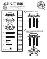 Majestic Pet 37.5" Cat Tree Assembly Instructions preview