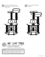 Preview for 4 page of Majestic Pet 48" Cat Tree Assembly Instructions