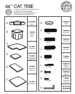 Majestic Pet 66 inch CAT TREE Assembly preview