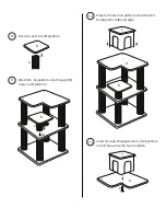 Предварительный просмотр 4 страницы Majestic Pet 80" Cat Tree Assembly Instructions Manual