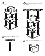 Предварительный просмотр 5 страницы Majestic Pet 80" Cat Tree Assembly Instructions Manual