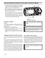 Preview for 27 page of Majestic 18NB Installation And Operating Instructions Manual