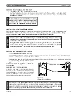 Preview for 15 page of Majestic 18TPB Installation And Operator'S Manual