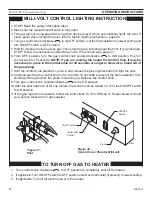 Preview for 22 page of Majestic 18VL Installation And Operating Instructions Manual