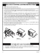 Preview for 24 page of Majestic 24VFSC Installation & Operating Instructions Manual