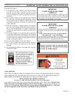 Preview for 4 page of Majestic 500DVKHL Installation And Operating Instructions Manual