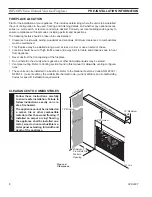 Предварительный просмотр 8 страницы Majestic B-Vent Series Installation & Operating Instructions Manual