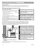 Предварительный просмотр 14 страницы Majestic B-Vent Series Installation & Operating Instructions Manual