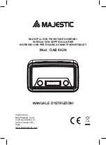 Majestic DAB 842N Instruction Manual предпросмотр