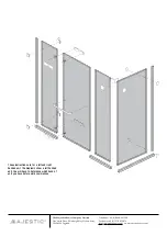 Предварительный просмотр 2 страницы Majestic Deauville Corner Enclosure Installation Manual