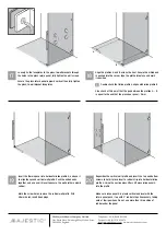 Предварительный просмотр 8 страницы Majestic Deauville Corner Enclosure Installation Manual