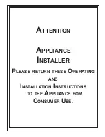 Preview for 35 page of Majestic Majestic SB5400SS Installation, Operation And Maintenance Manual