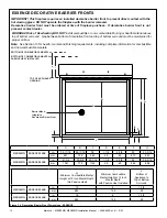 Предварительный просмотр 14 страницы Majestic MER36MN Installation Manual