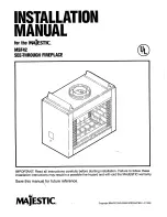 Предварительный просмотр 1 страницы Majestic MSF42 Installation Manual