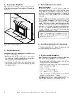 Предварительный просмотр 8 страницы Majestic QUARTZPLA36IN Owner'S Manual