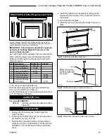 Предварительный просмотр 23 страницы Majestic RHEDV25 Installation Instructions & Homeowner'S Manual