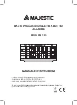 Majestic RS 133 Instruction Manual предпросмотр