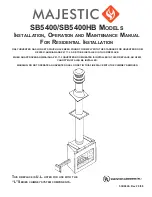 Предварительный просмотр 1 страницы Majestic SB5400 Installation, Operation And Maintenance Manual