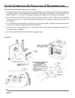 Предварительный просмотр 22 страницы Majestic SB5400 Installation, Operation And Maintenance Manual