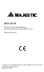 Preview for 1 page of Majestic SDA 1671R Instruction Manual