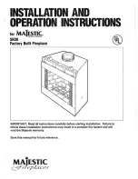 Предварительный просмотр 1 страницы Majestic SH36 Installation And Operating Instructions Manual