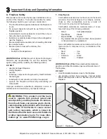 Предварительный просмотр 7 страницы Majestic Sovereign SA36C Owner'S Manual