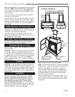 Предварительный просмотр 14 страницы Majestic STR33 Homeowner'S Installation And Operating Manual