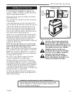 Предварительный просмотр 19 страницы Majestic STR33 Homeowner'S Installation And Operating Manual