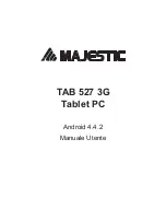 Majestic TAB 527 3G User Manual preview