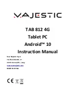 Majestic TAB 812 4G Instruction Manual preview