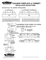 Предварительный просмотр 8 страницы Majestic Thulman L28A Installation Instructions Manual