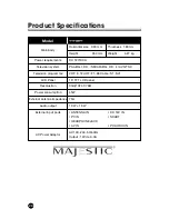 Preview for 29 page of Majestic TM154 User Manual