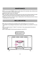 Preview for 33 page of Majestic TVD240/S2 User Manual