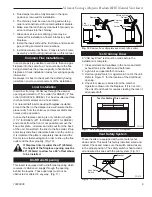 Предварительный просмотр 9 страницы Majestic Vemont Castings RHE25 Installation Instructions & Homeowner'S Manual