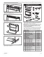 Предварительный просмотр 25 страницы Majestic Vemont Castings RHE25 Installation Instructions & Homeowner'S Manual