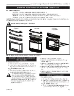 Предварительный просмотр 31 страницы Majestic Vemont Castings RHE25 Installation Instructions & Homeowner'S Manual