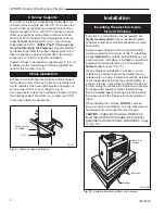 Предварительный просмотр 8 страницы Majestic Vermont Castings ODSHR42 Homeowner'S Installation And Operating Manual