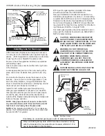 Предварительный просмотр 18 страницы Majestic Vermont Castings ODSHR42 Homeowner'S Installation And Operating Manual