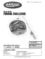 Majik CATCH FISHING CHALLENGE Assembly Instructions Manual preview