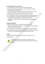 Предварительный просмотр 6 страницы Major Science MJ-105A Instruction Manual