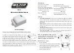 Major tech MS361 Instruction Manual preview