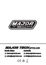 Preview for 8 page of Major tech MT155 Instruction Manual