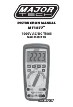 Major tech MT1877IV Instruction Manual preview