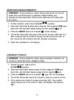 Предварительный просмотр 11 страницы Major tech MT1880IV User Manual