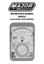 Major tech MT832 Instruction Manual preview