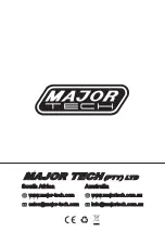 Предварительный просмотр 8 страницы Major tech MT935 Instruction Manual
