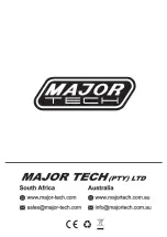 Preview for 4 page of Major tech MT950 Instruction Manual