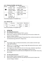 Preview for 4 page of Major tech MTD30 Operation Manual